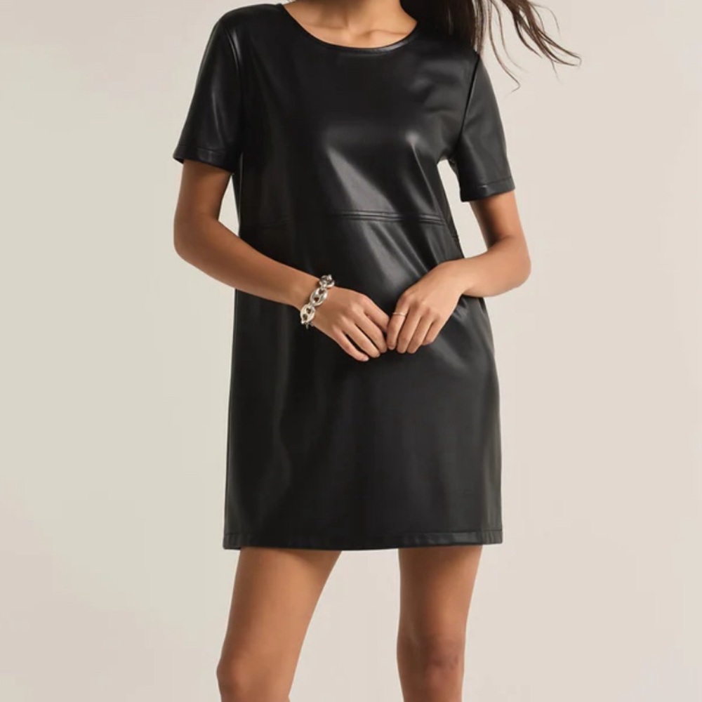 Z Supply Leather Dress Size Medium